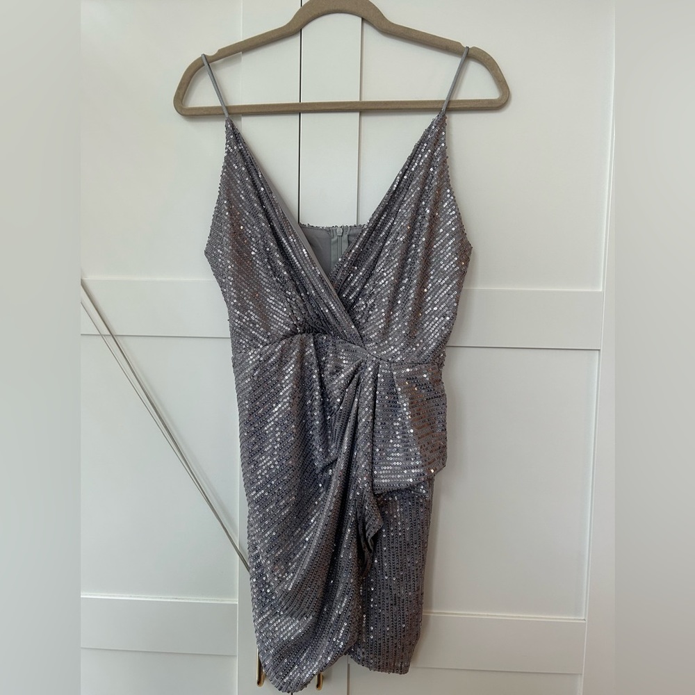 Area Silver Dress